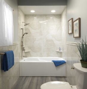 shower to tub conversion in Tampa by Orlando Bathroom Remodeling company Morgan Bath and Shower